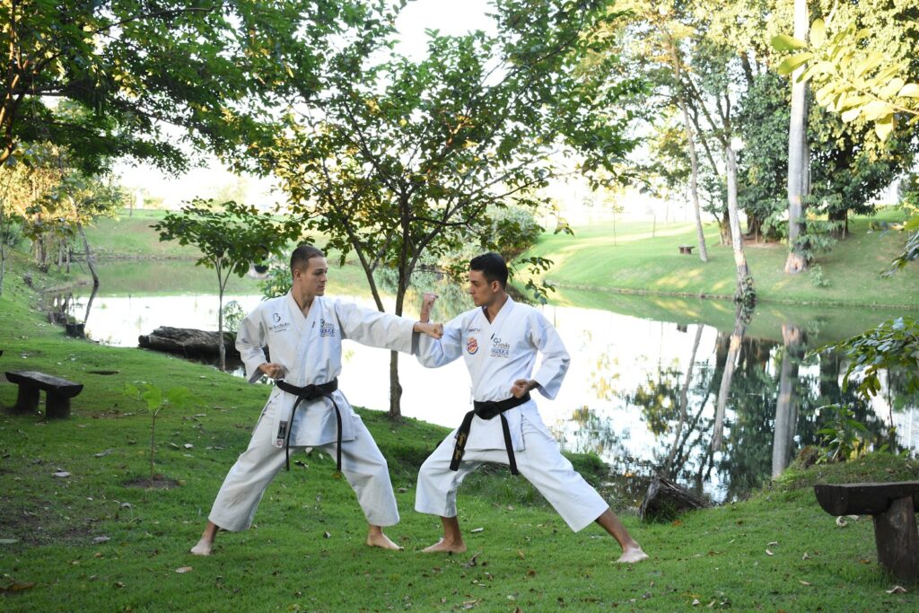 sab37qbgmhc - How to scale your Martial Arts Business in the summer two men about to sparring